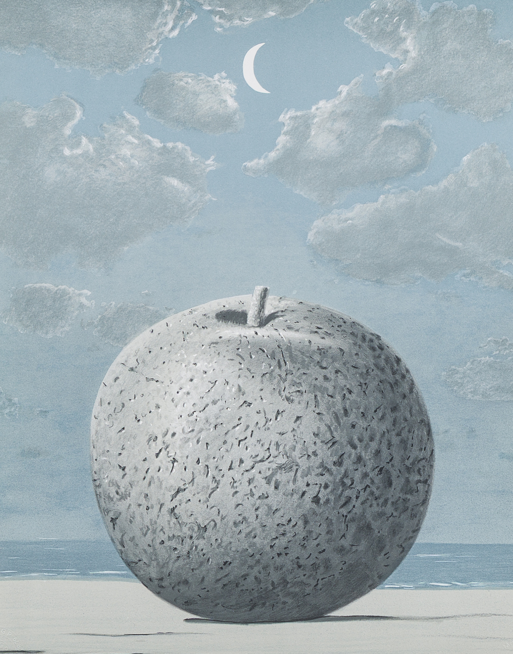 Ren&eacute; Magritte (1898-1967, naar): 'Souvenir de voyage', kleurenlithografie, ed. 105/275, gedateerd 2010