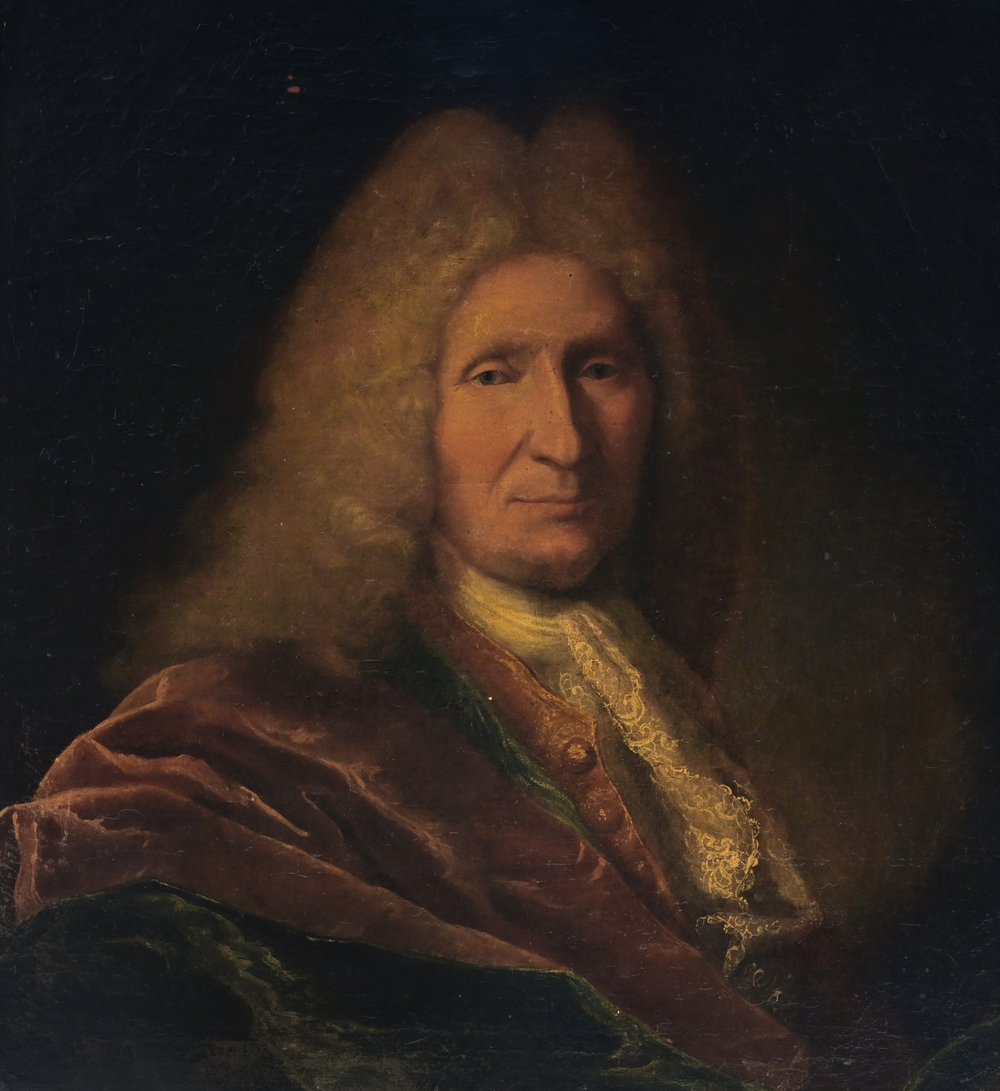 French school, attributed to Jean-Baptiste Gu&eacute;lard (1719-175?): Portrait of a nobleman, presumably Lord Kenwood, oil on canvas, 18th C.
