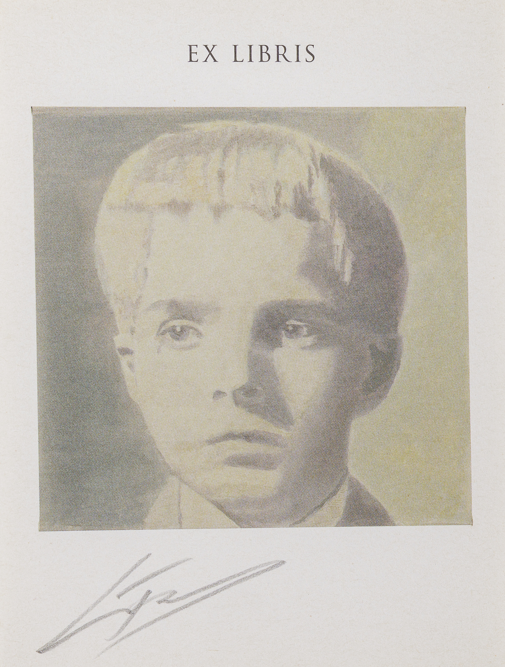 Luc Tuymans (1958): 'Ex Libris' (The Valley), print, (2014)