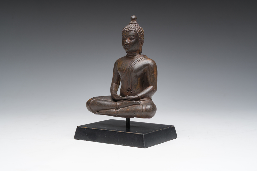 A Thai bronze Buddha, Ayutthaya period, 15th/16th C.
