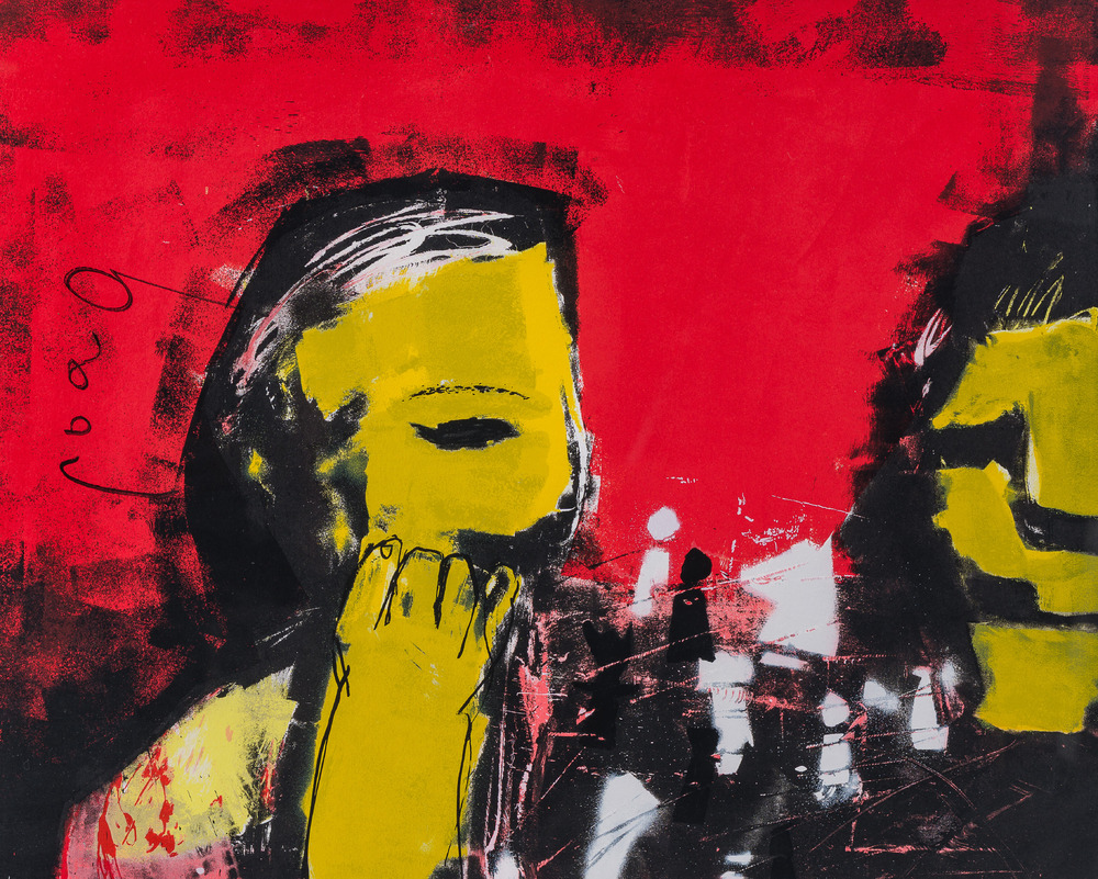 Herman Brood (1946-2001): 'Schakers', serigraph in colours, ed. 147/150
