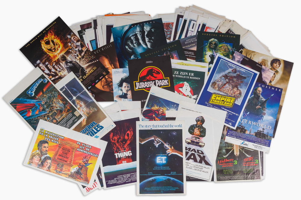 A particularly extensive collection of posters relating to horror, science fiction and adventure films, 20th/21st C.
