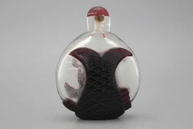Tabati&egrave;re chinoise, verre de P&eacute;kin, 20e