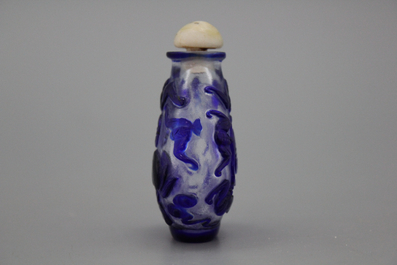 Chinees snuifflesje, Peking glas, 20e
