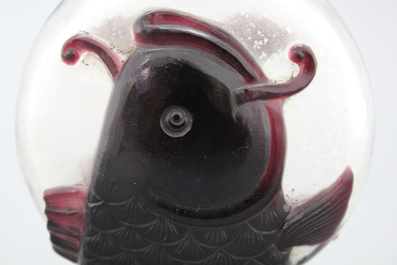 Tabati&egrave;re chinoise, verre de P&eacute;kin, 20e