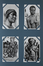 Casimir Ostoja Zagourski (1883-1944), "L'Afrique qui dispara&icirc;t", origineel lederen foto-album, Congo, vroeg 20e