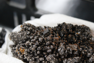 Doos met diverse mineralen en halfedelstenen