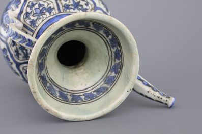 A Safavid blue and white jug in Chinese Ming style, Iran, 17th C.