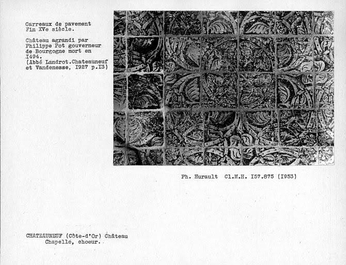 Lot de 4 dalles anglaises m&eacute;di&eacute;valles, 15e-16e