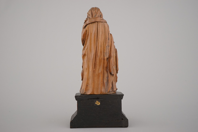 Beeld in buxushout van Sint-Anna en de Maagd, ca 1600