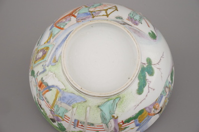 Coupe en porcelaine de Chine, famille verte , Canton, d&eacute;but 19e