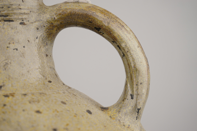 A large Raeren stoneware bellarmine jug, 17th C.