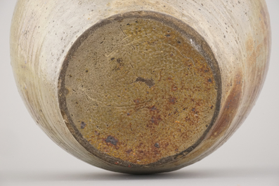 A large Raeren stoneware bellarmine jug, 17th C.
