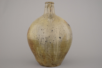 A large Raeren stoneware bellarmine jug, 17th C.