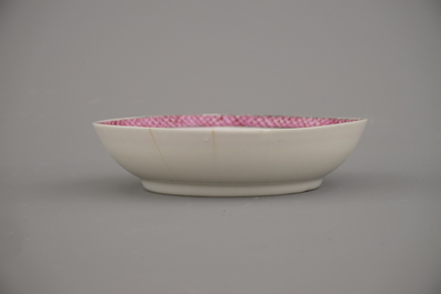 Paire de bols et pochons mandarins, famille rose, Qianlong, 18e
