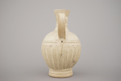 A Siegburg bellarmine jug, late 16th C.
