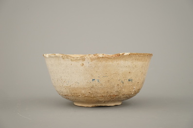 Bol en majolique polychrome d'Anvers, 2e moiti&eacute; 16e