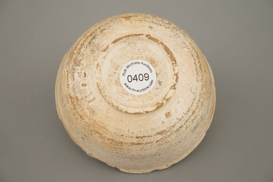 Bol en majolique polychrome d'Anvers, 2e moiti&eacute; 16e