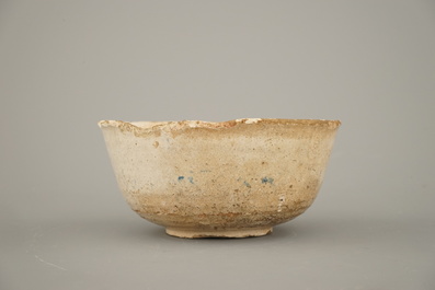 Bol en majolique polychrome d'Anvers, 2e moiti&eacute; 16e
