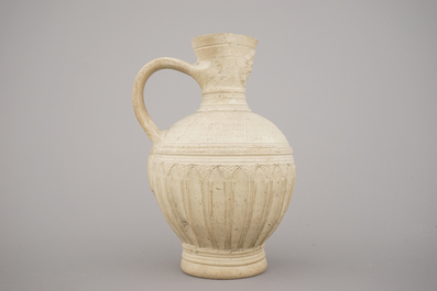 A Siegburg bellarmine jug, late 16th C.