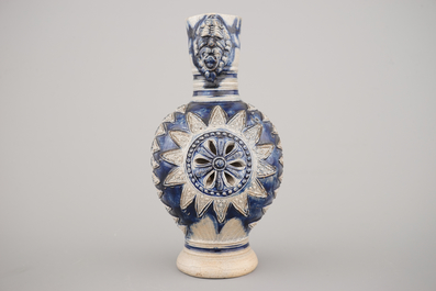 A Westerwald Enghals jug, ca. 1600