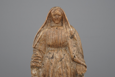 Een albasten Maria, Engeland of De Lage Landen, 16/17e eeuw