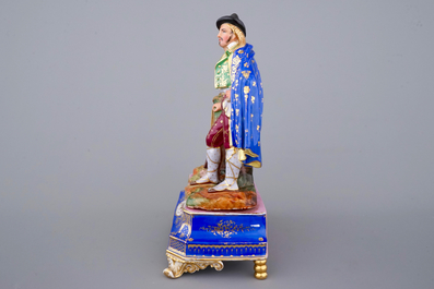 Une pendule en porcelaine &agrave; la mani&egrave;re de Jacob Petit, Paris, vers 1880
