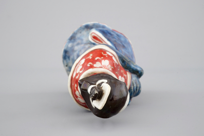 Une figure d'une bijin en porcelaine de Japon, 18&egrave;me
