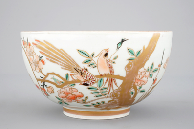 Un bol en porcelaine de Japon dor&eacute;, Kutani, 18/19&egrave;me
