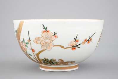 Un bol en porcelaine de Japon dor&eacute;, Kutani, 18/19&egrave;me
