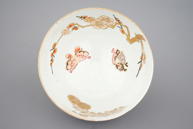 Un bol en porcelaine de Japon dor&eacute;, Kutani, 18/19&egrave;me