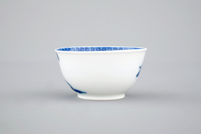 Un sorbet et soucoupe en porcelaine de Chine pour l'export: "Le perroquet sur une branche", Qianlong, ca. 1740