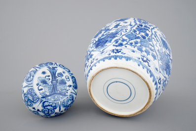 Un pot &agrave; gingembre en porcelaine de Chine bleu et blanc, ca. 1700