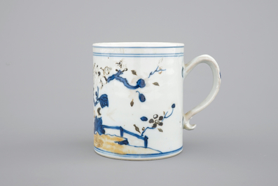 A Chinese shipwreck porcelain beer mug, Nanking Cargo, ca. 1752