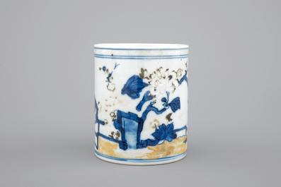 A Chinese shipwreck porcelain beer mug, Nanking Cargo, ca. 1752