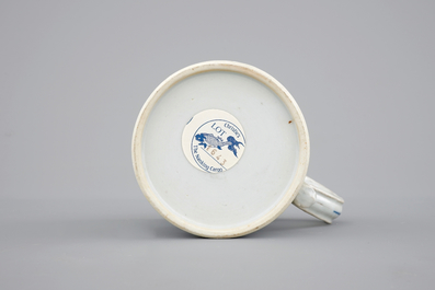 A Chinese shipwreck porcelain beer mug, Nanking Cargo, ca. 1752