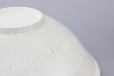 A pair of Chinese Qingbai bowls with fish, Song, 10-13th C.