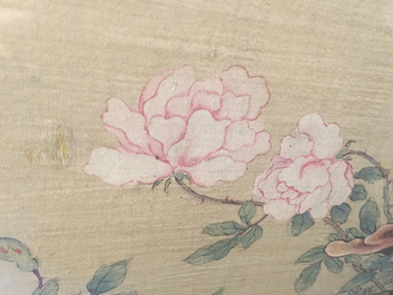 A large Chinese natural subject painting