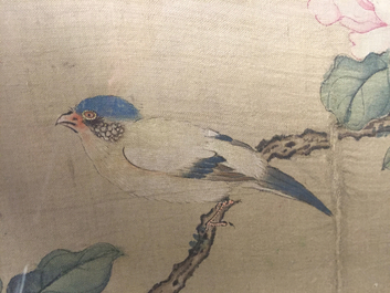 A large Chinese natural subject painting