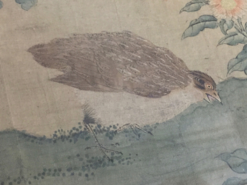 A large Chinese natural subject painting
