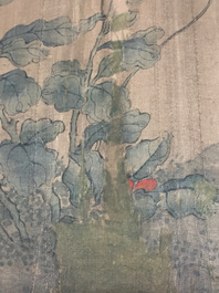A large Chinese natural subject painting