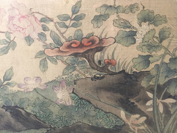 A large Chinese natural subject painting