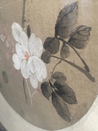Two Chinese framed natural subject paintings