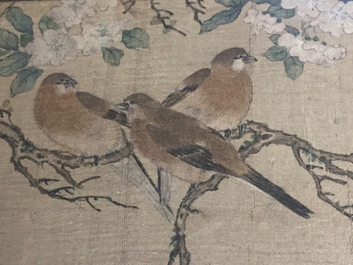 A large Chinese natural subject painting