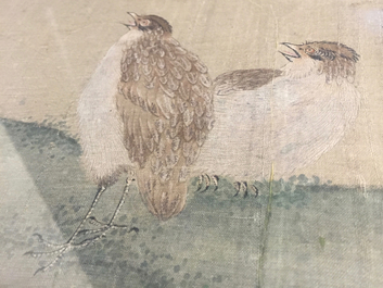A large Chinese natural subject painting