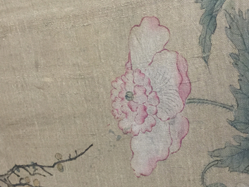 A large Chinese natural subject painting