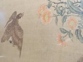 A large Chinese natural subject painting