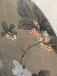 Two Chinese framed natural subject paintings