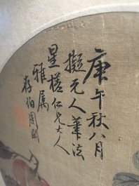 Two Chinese framed natural subject paintings