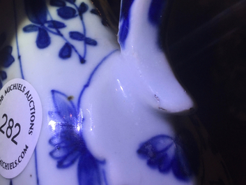 A Chinese porcelain blue and white ewer for the Islamic market, Kangxi, ca. 1700